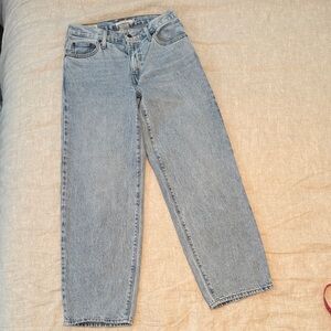 Levi's women’s Baggy Dad Jeans Light Blue, 25
, 30” inseam